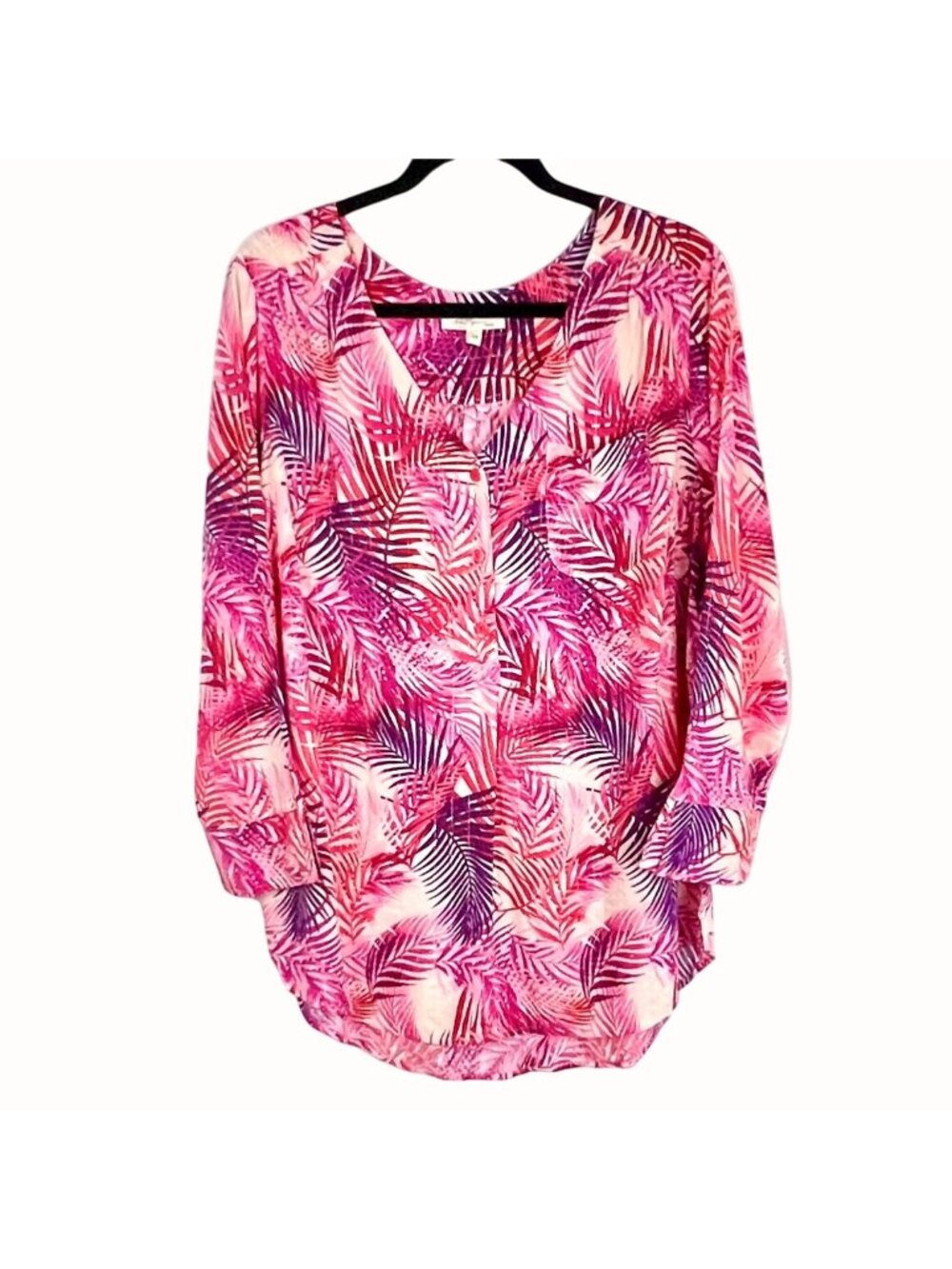 SUMMER CLEARANCE Blouse Size 1X by Dear Grace